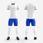 8116# Football training uniform for adults and children - White