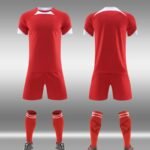 D8119# Football suit - red