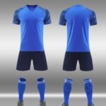 D8118# Football suit for children/adults - blue